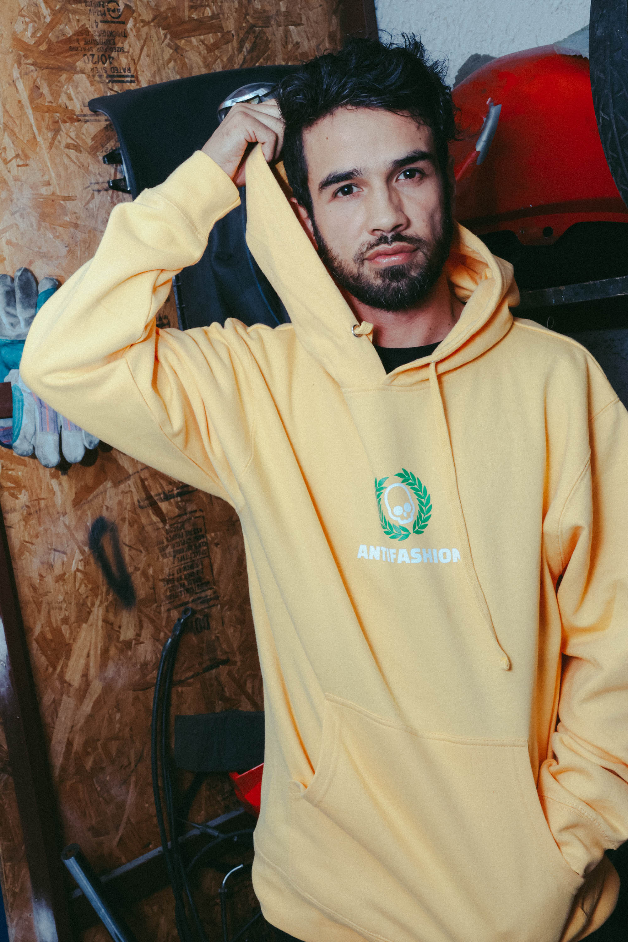 Sudadera West Peach Yellow
