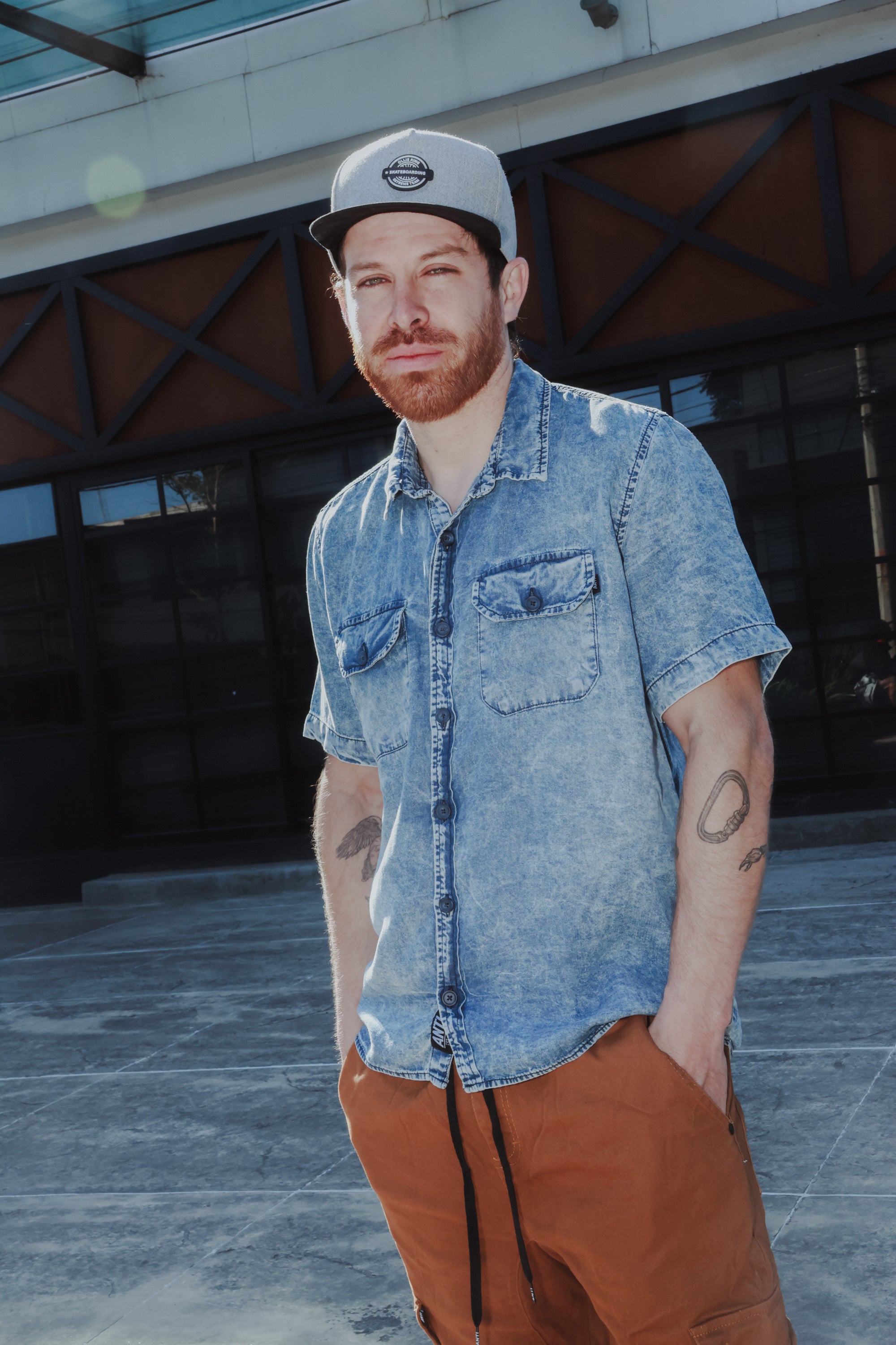 Camisa Mecanico Mezclilla Azul