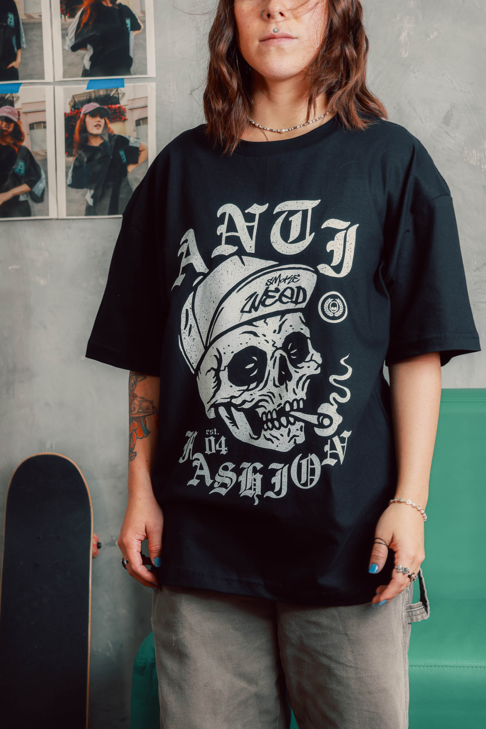 Playera Smoke Black