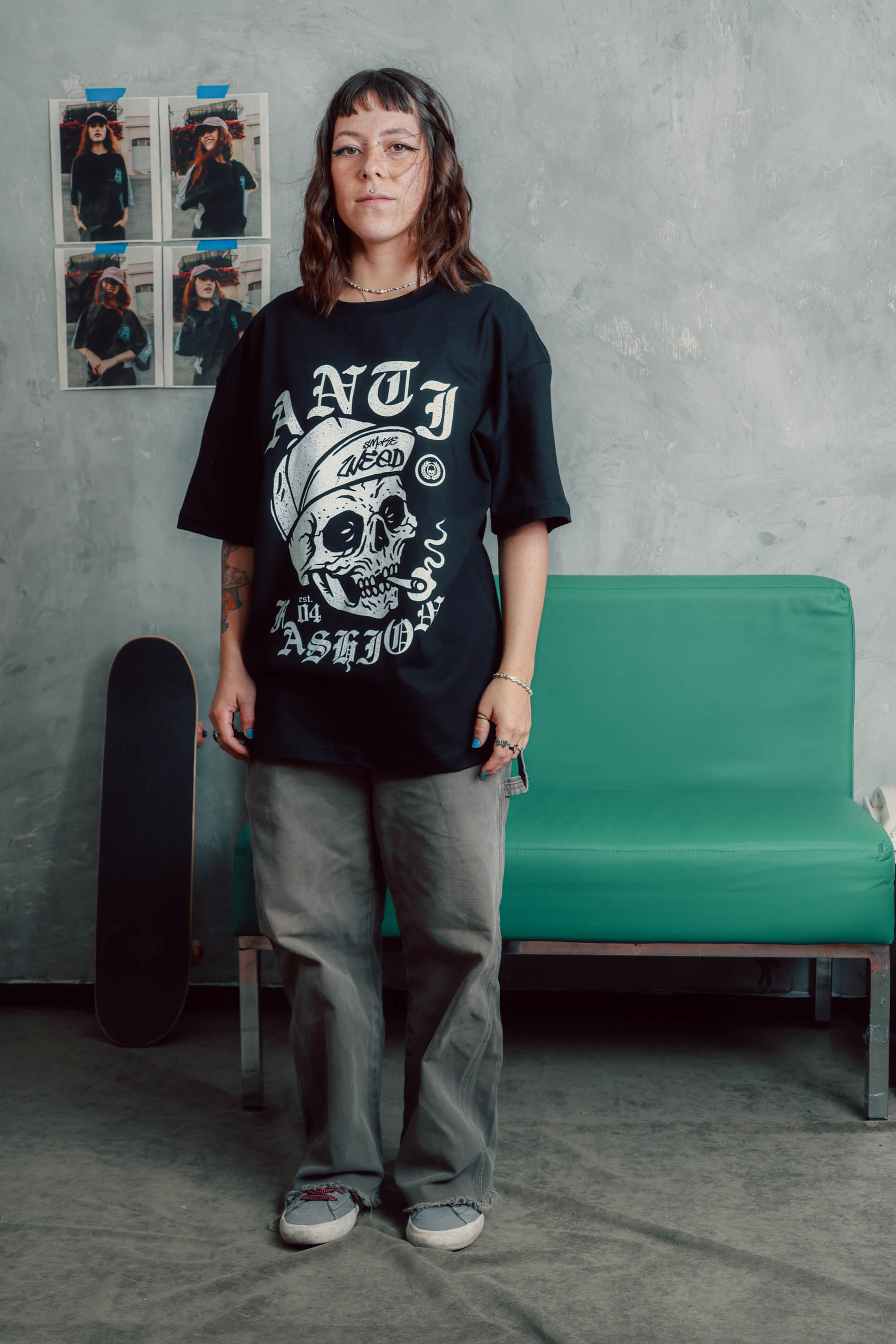Playera Smoke Black