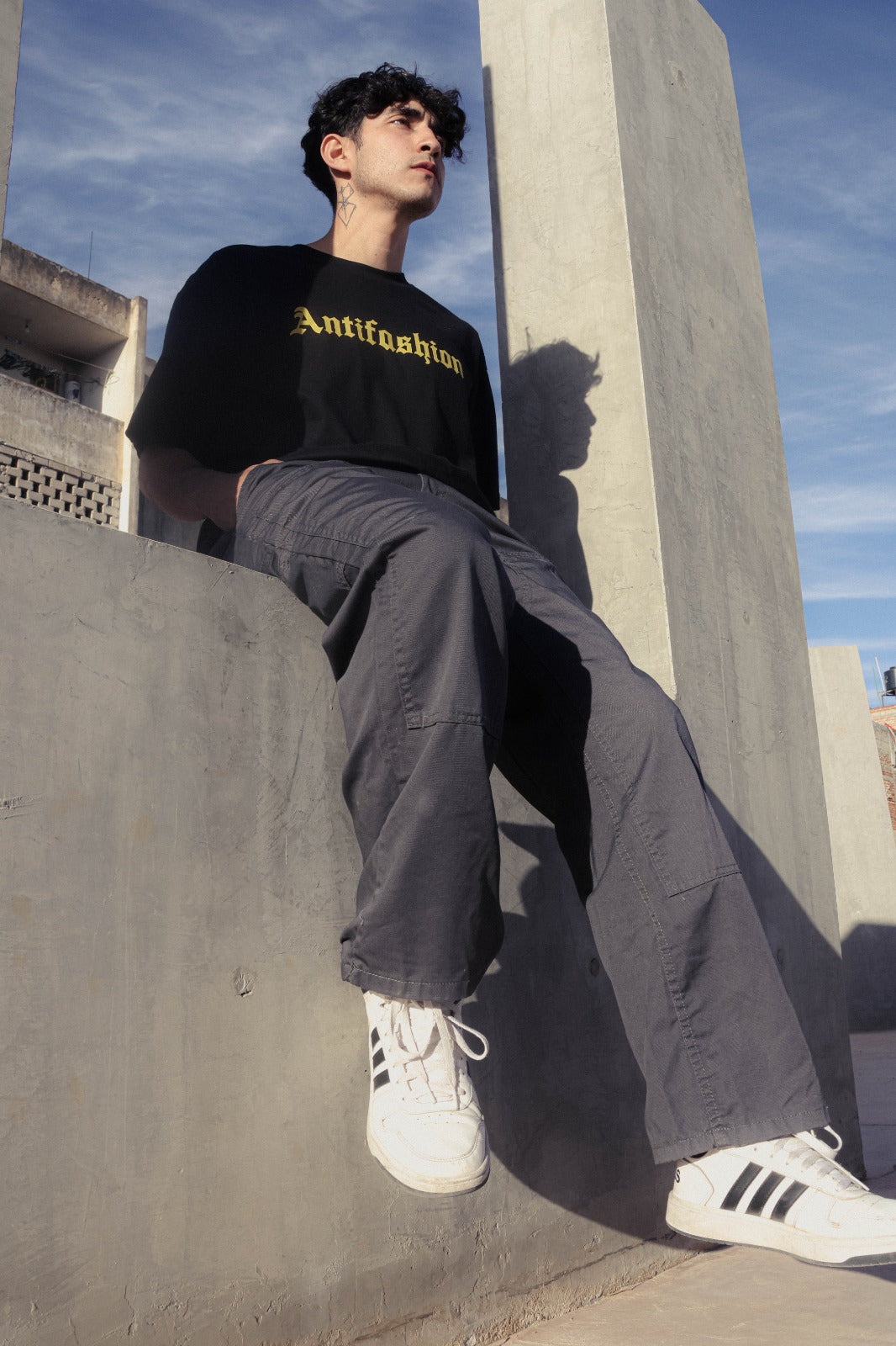 Pantalon Carpintero Gris Oxford