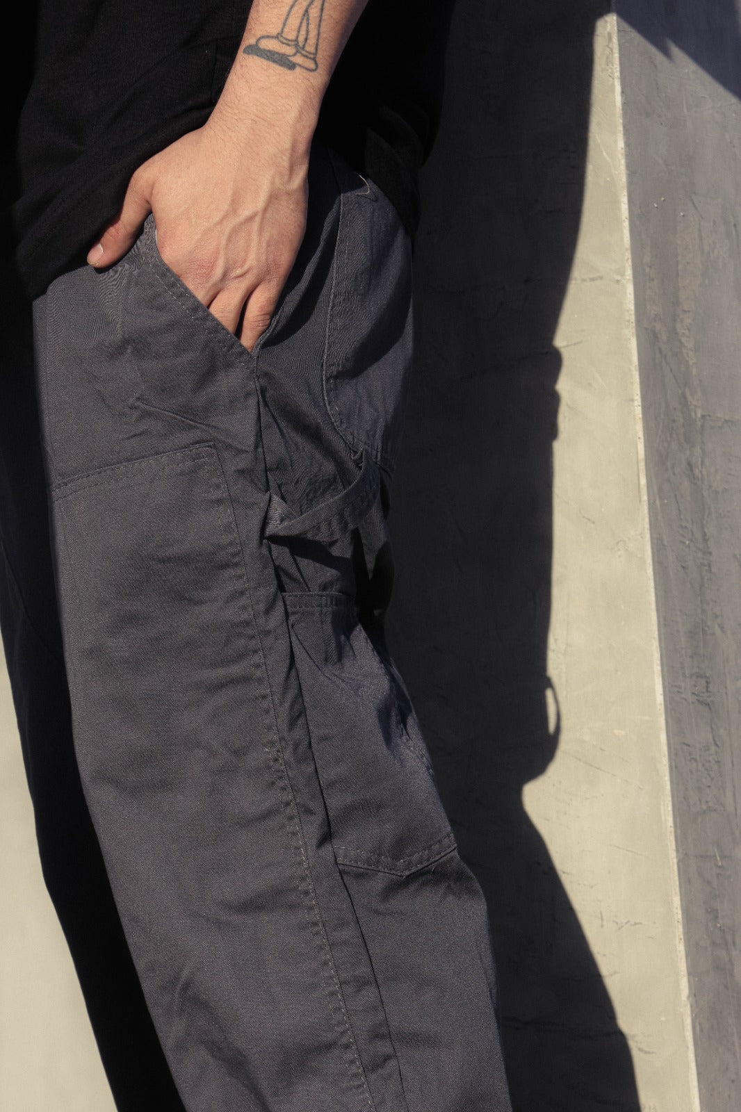 Pantalon Carpintero Gris Oxford