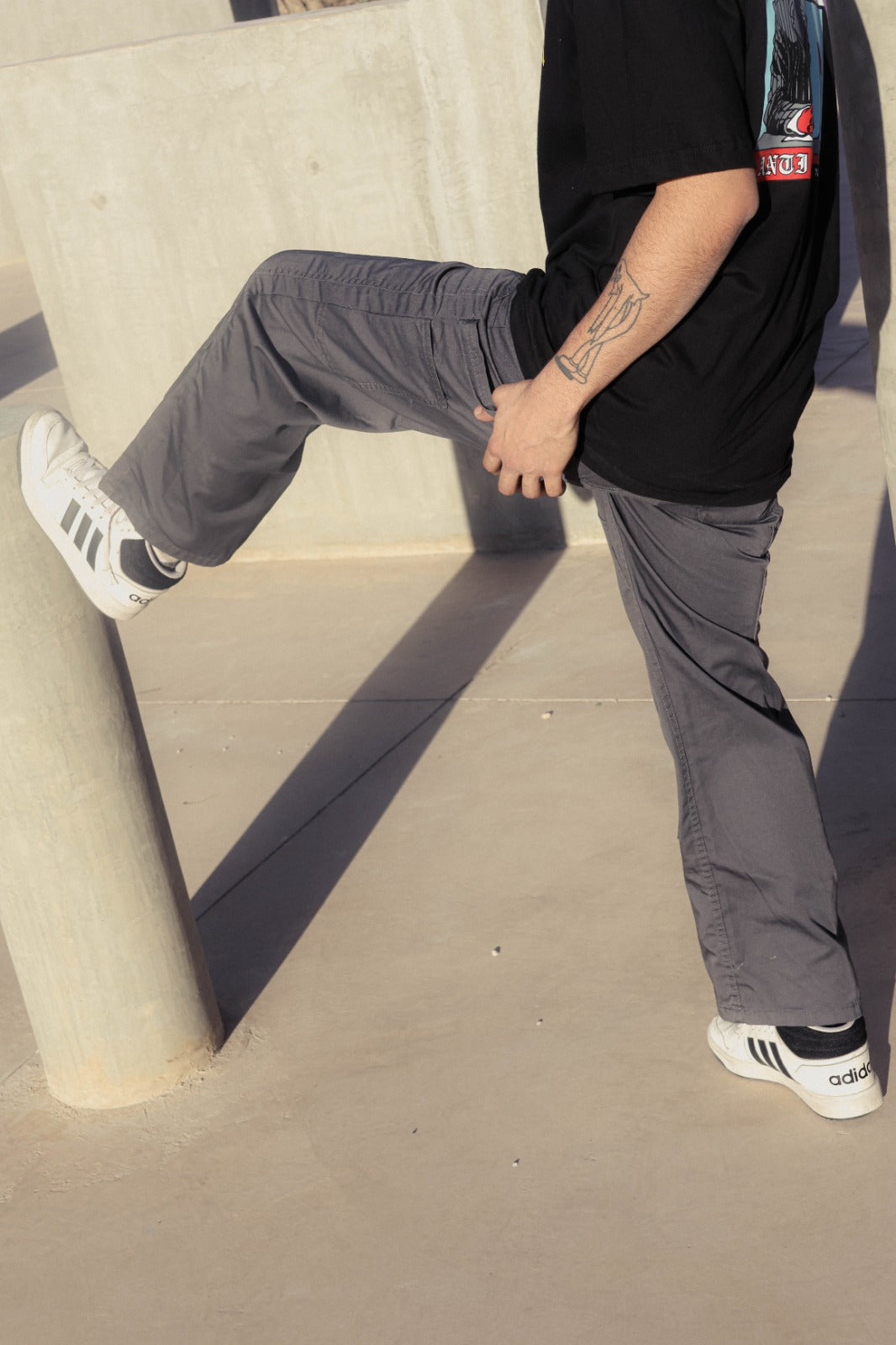 Pantalon Carpintero Gris Oxford