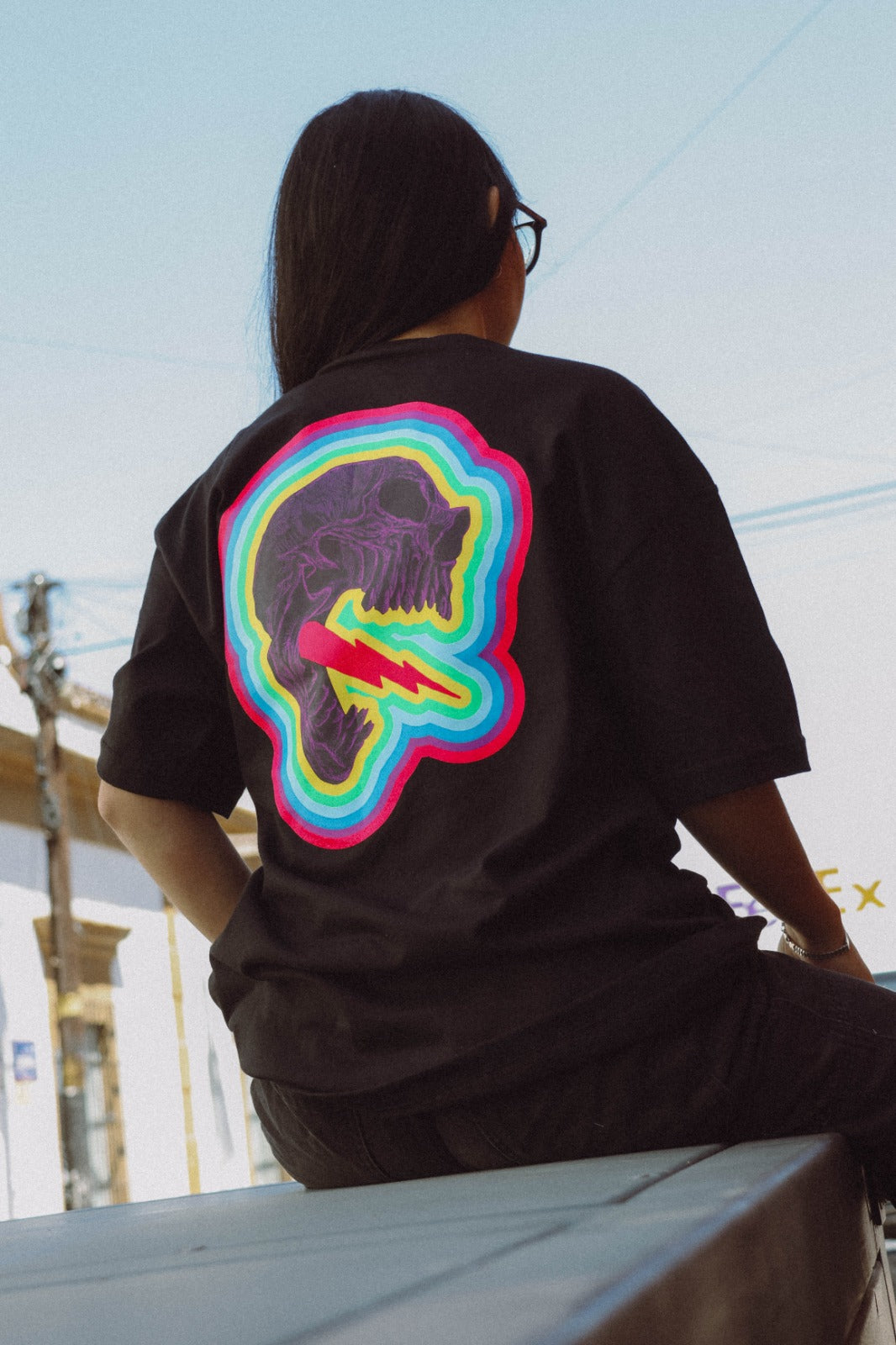 Playera SKULL LIGHTING