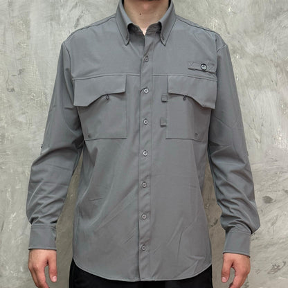 Camisa Pesquera Gris