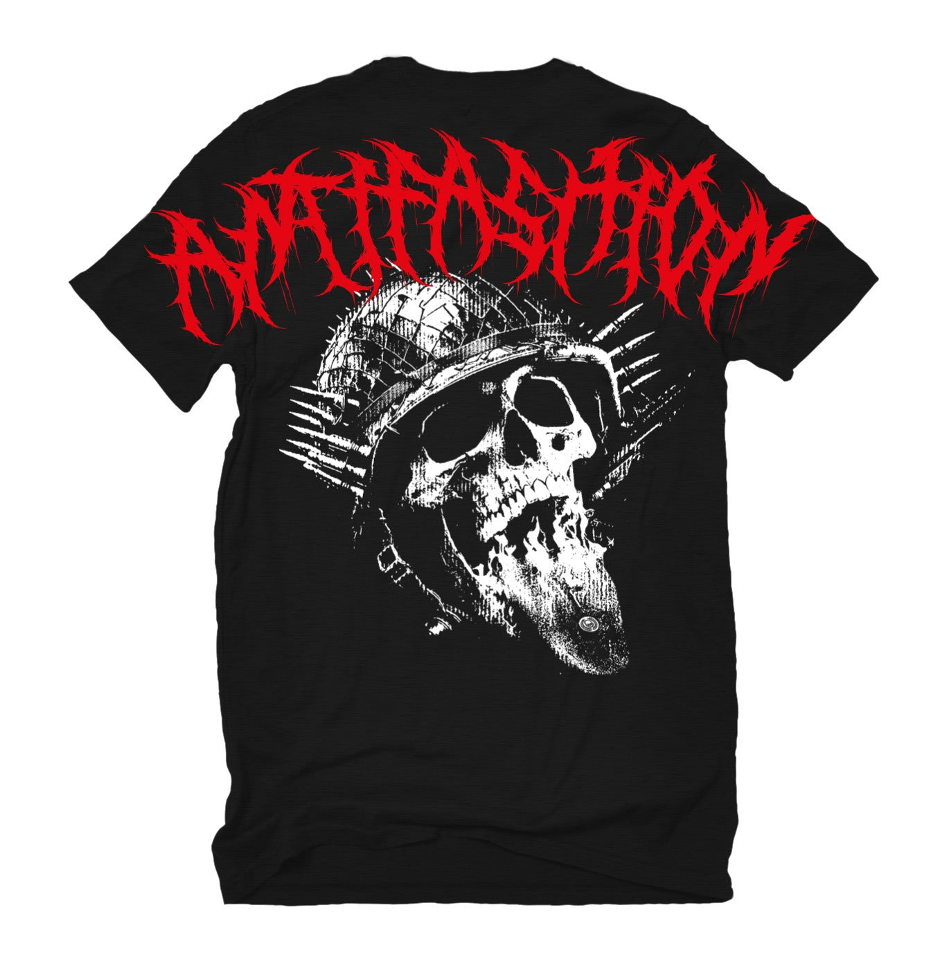 Playera Heavy Duty Pill Black Desgaste
