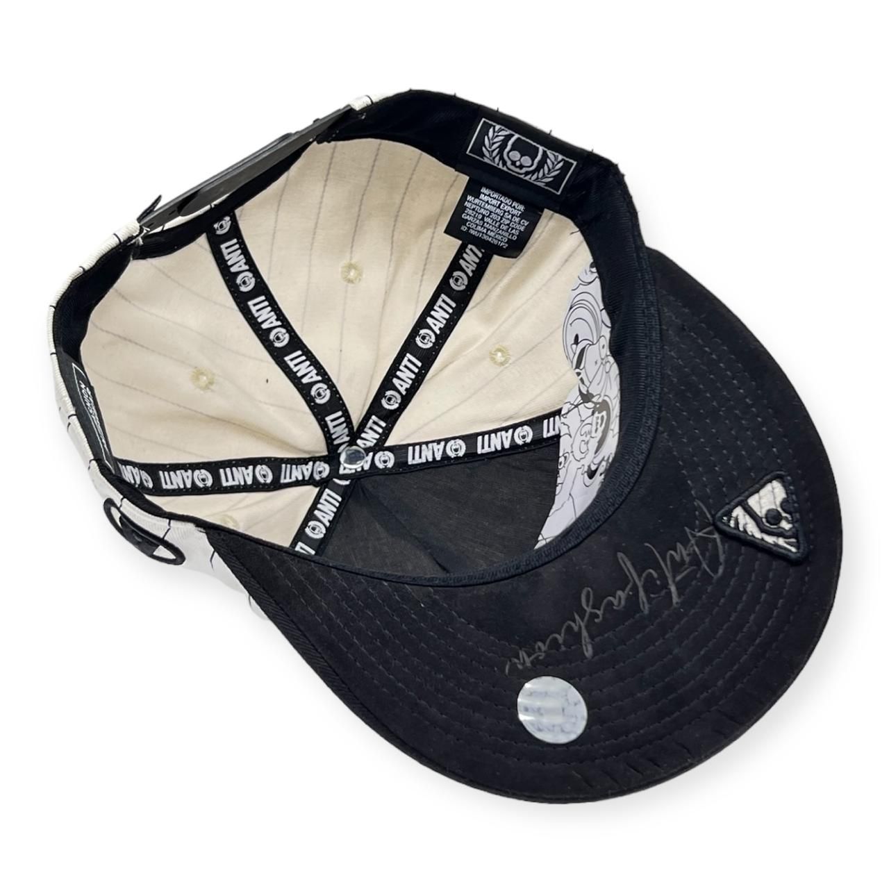 Gorra Baseball Hueso/Black