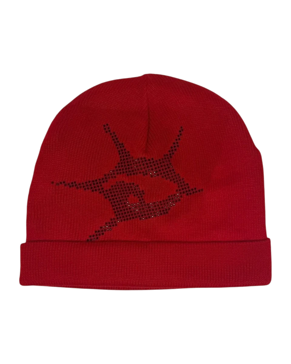 Beanie Eye Red - ANTIFASHION