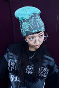 Beanie Flames Menta - ANTIFASHION