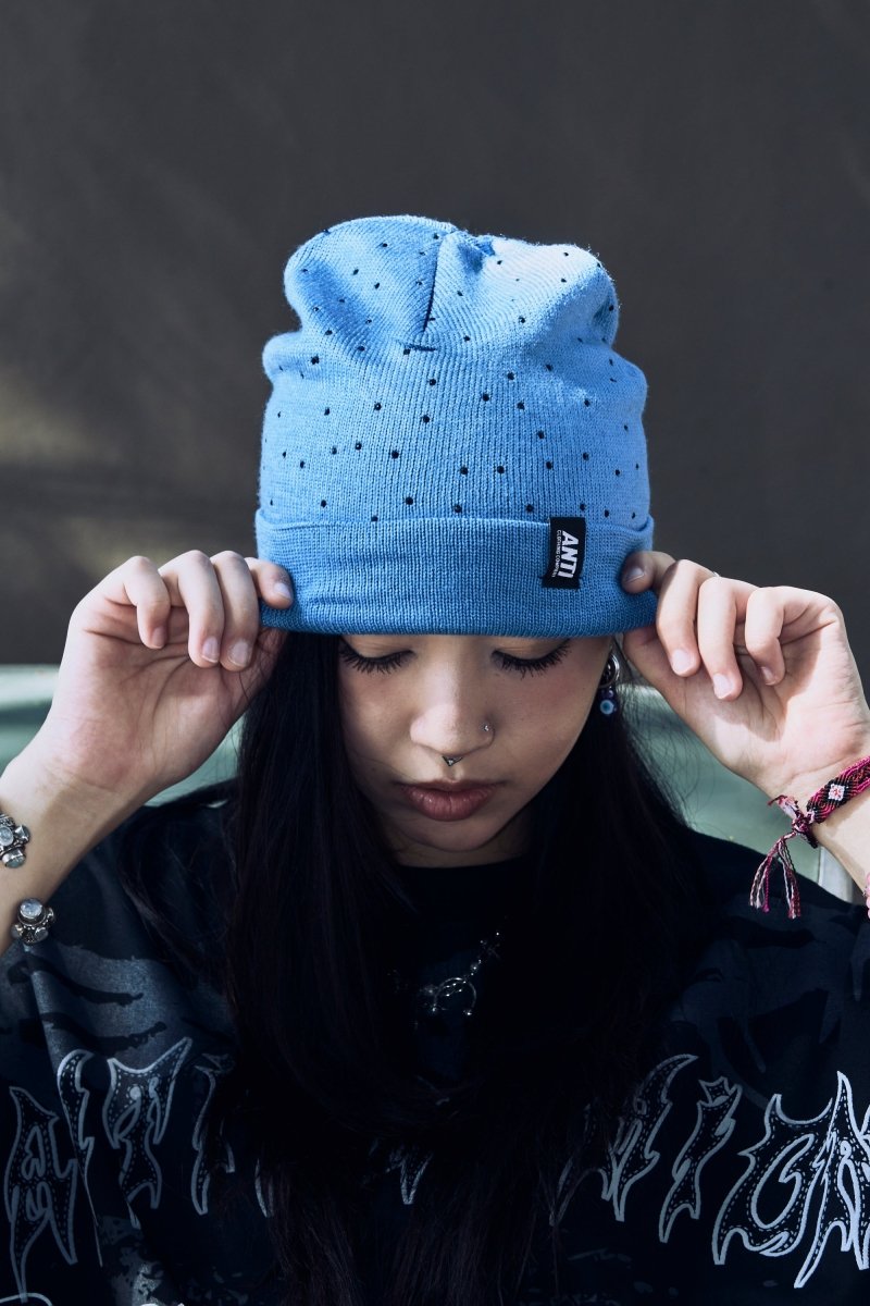 Beanie Shiny Blue - ANTIFASHION