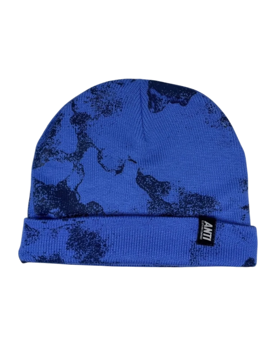 Beanie Stained Blue - ANTIFASHION