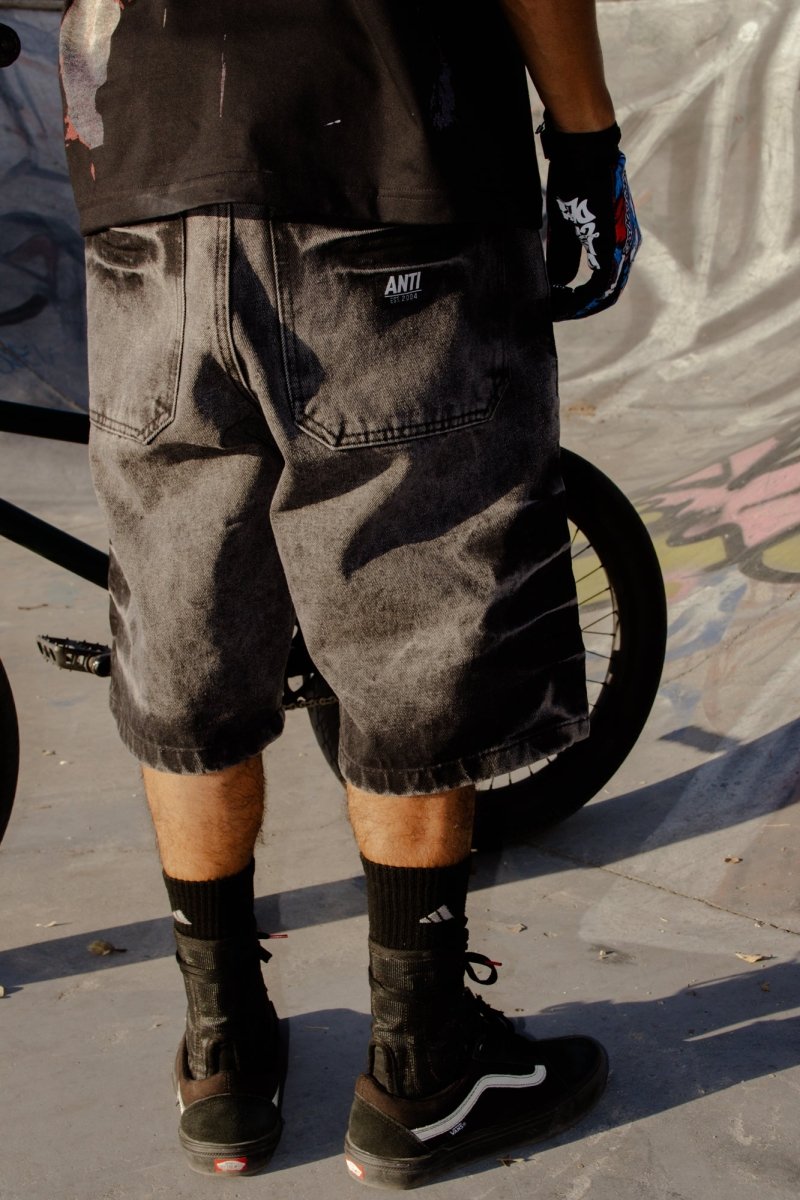 Bermuda Baggy Acid Wash - ANTIFASHION