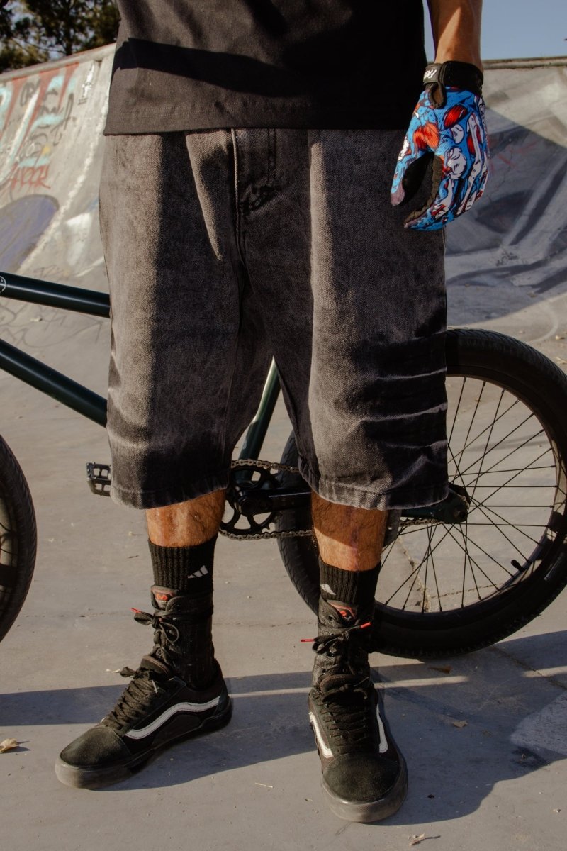 Bermuda Baggy Acid Wash - ANTIFASHION