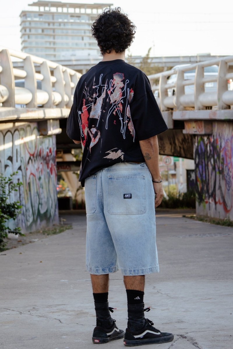 Bermuda Baggy Navy - ANTIFASHION