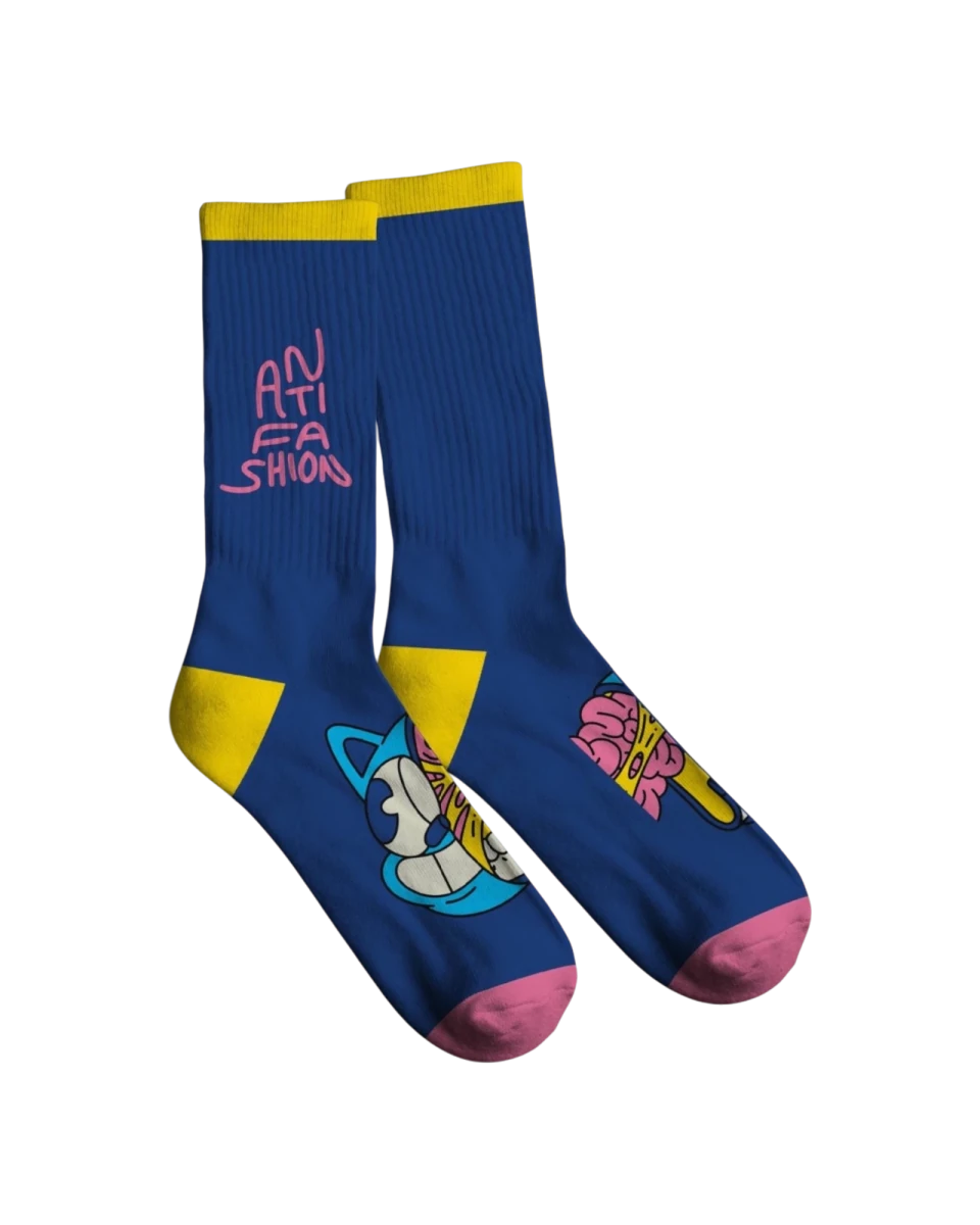 Calcetas Gato Azul - ANTIFASHION