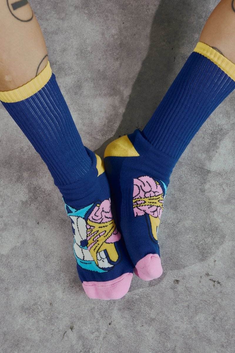 Calcetas Gato Azul - ANTIFASHION