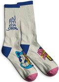 Calcetas Gato Cream - ANTIFASHION