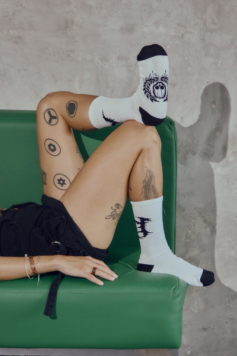 Calcetas Punk White - ANTIFASHION