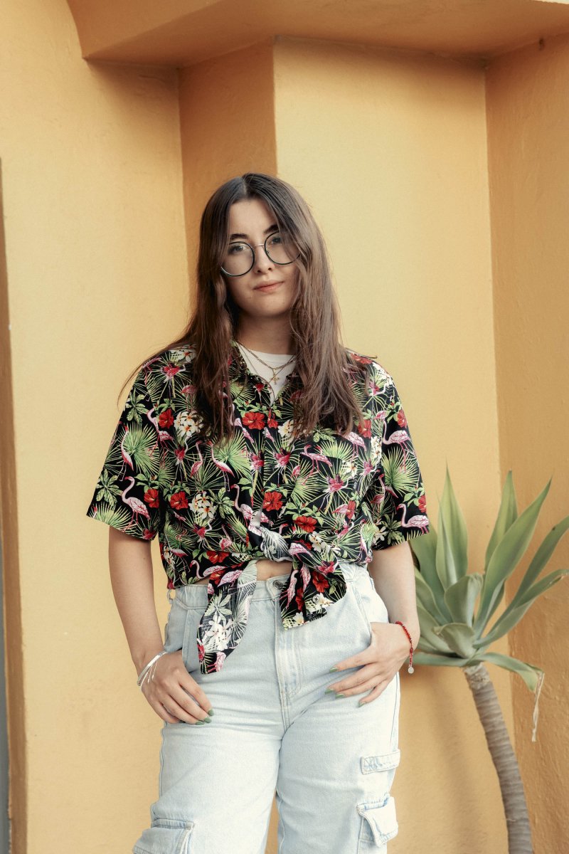 Camisa Flamingos Negro - ANTIFASHION