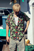 Camisa Flamingos Negro - ANTIFASHION
