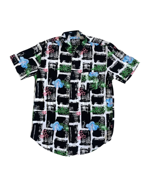 Camisa Flower Black - ANTIFASHION