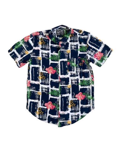 Camisa Flower Blue - ANTIFASHION