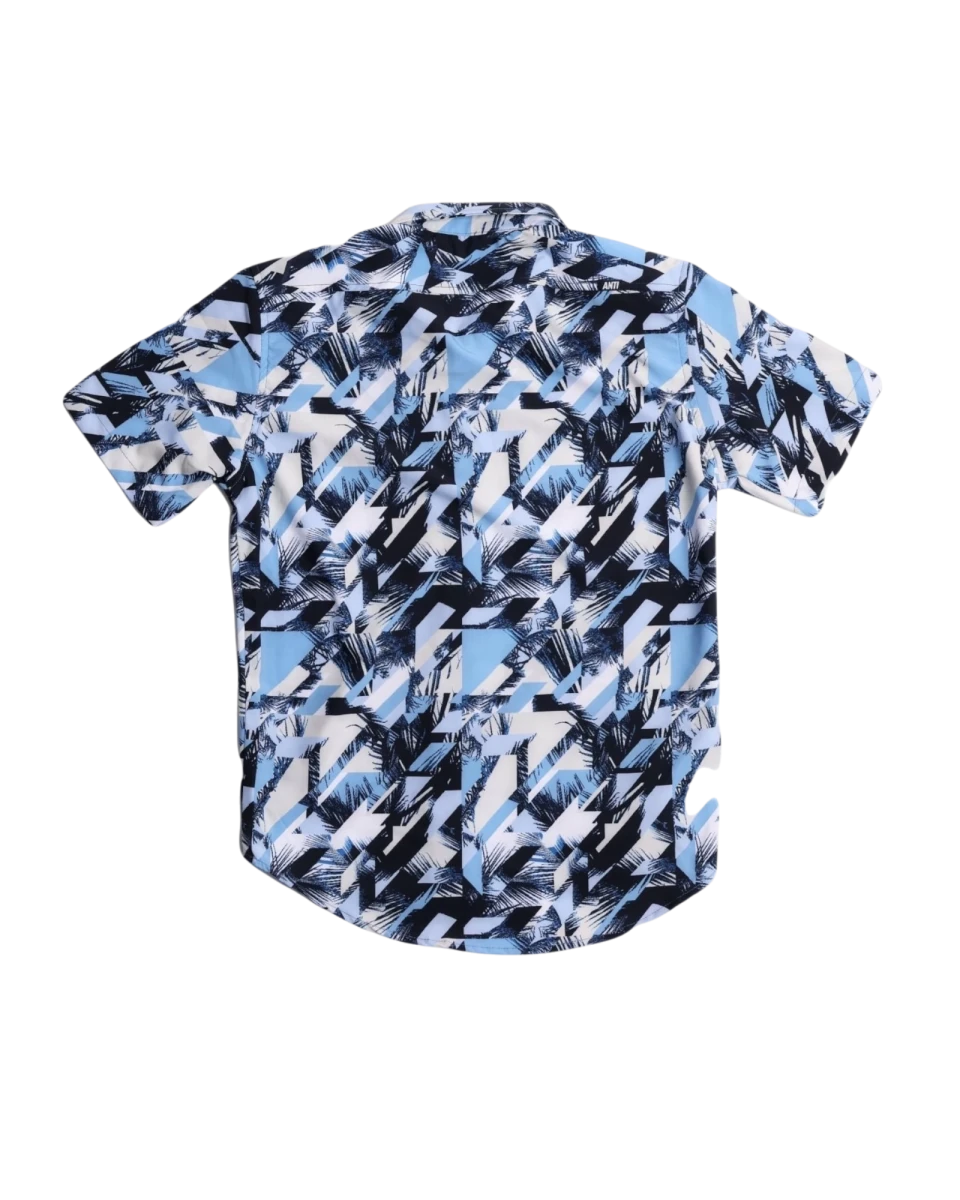 Camisa Líneas Playa Azul - ANTIFASHION