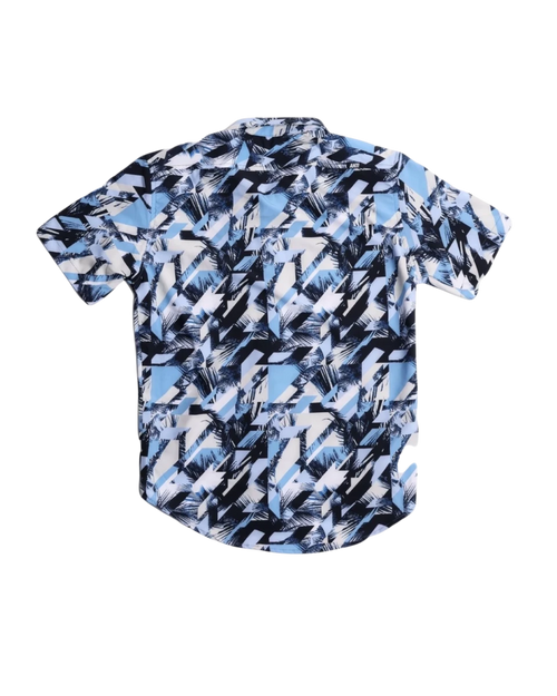 Camisa Líneas Playa Azul - ANTIFASHION