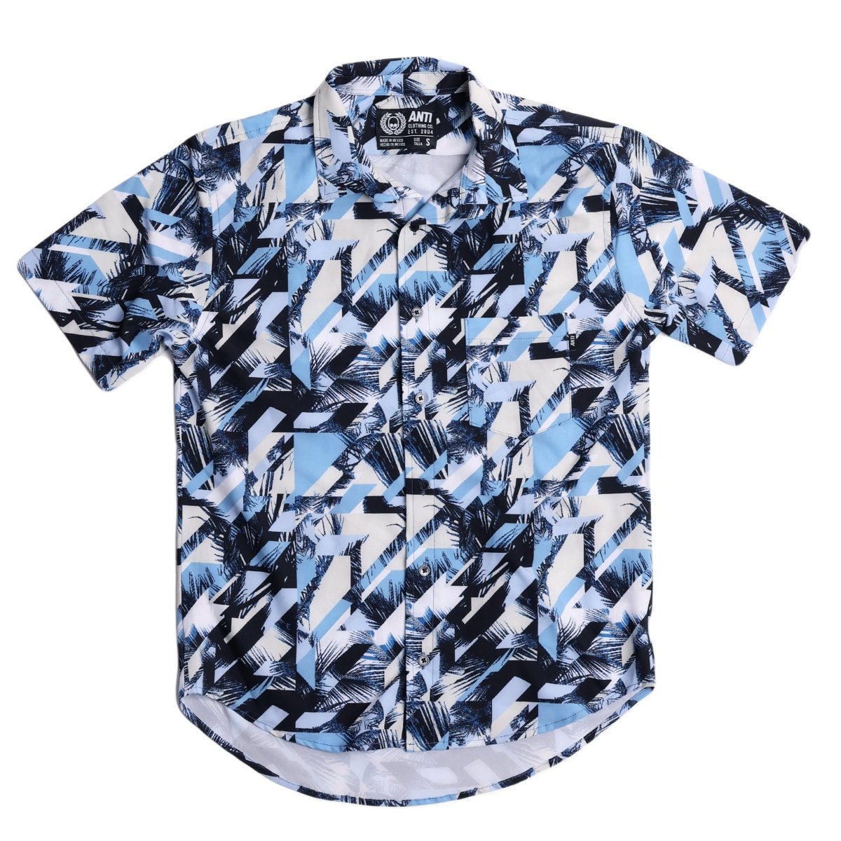 Camisa Líneas Playa Azul - ANTIFASHION