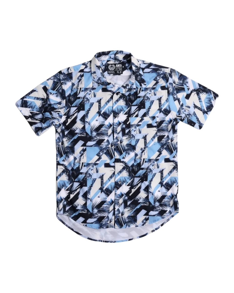 Camisa Líneas Playa Azul - ANTIFASHION