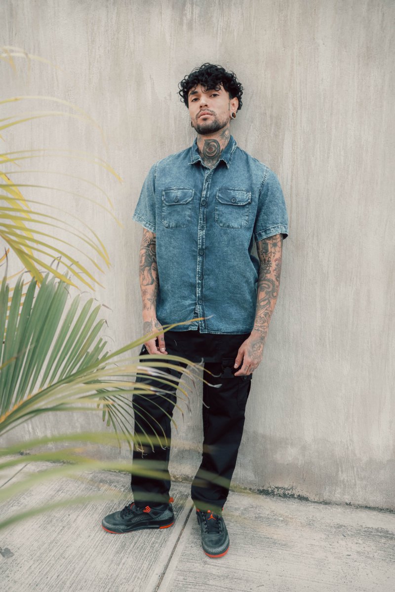Camisa Mecanico Mezclilla Azul - ANTIFASHION