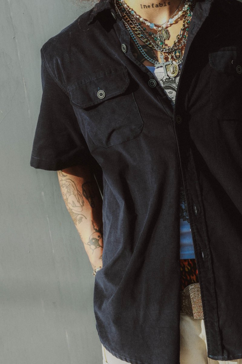 Camisa Mecanico Pana Black - ANTIFASHION