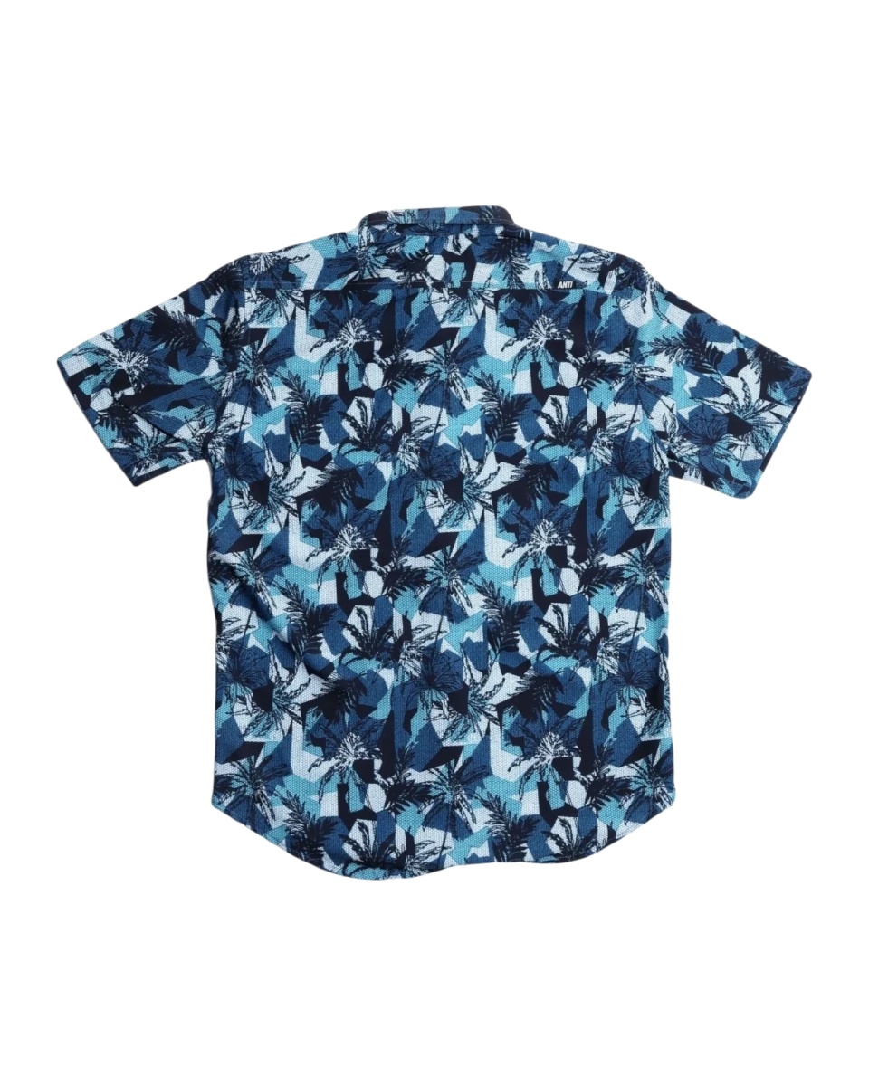 Camisa Palmeras Azul - ANTIFASHION