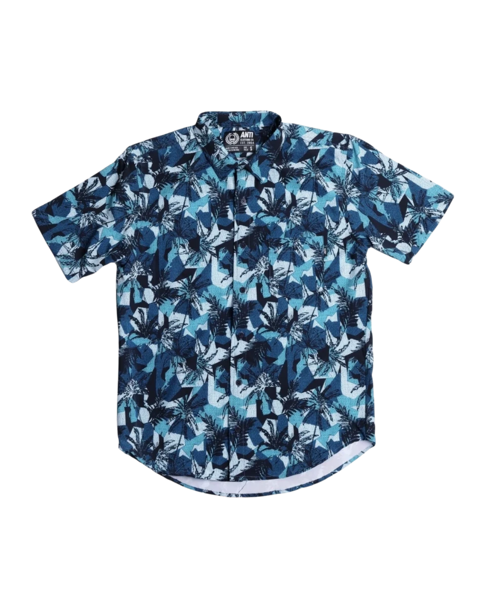 Camisa Palmeras Azul - ANTIFASHION