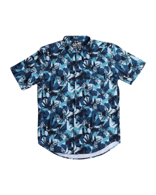 Camisa Palmeras Azul - ANTIFASHION