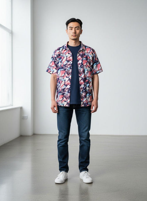 Camisa Playa Salmon - ANTIFASHION