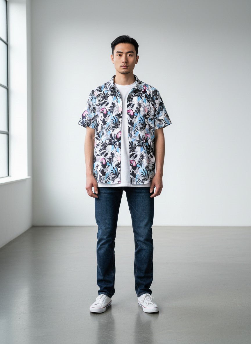 Camisa Tucán Azul - ANTIFASHION