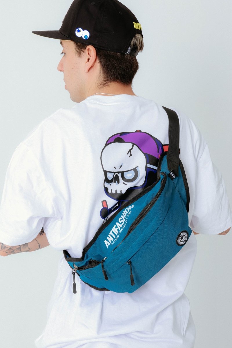 Cangurera Parche Blue - ANTIFASHION