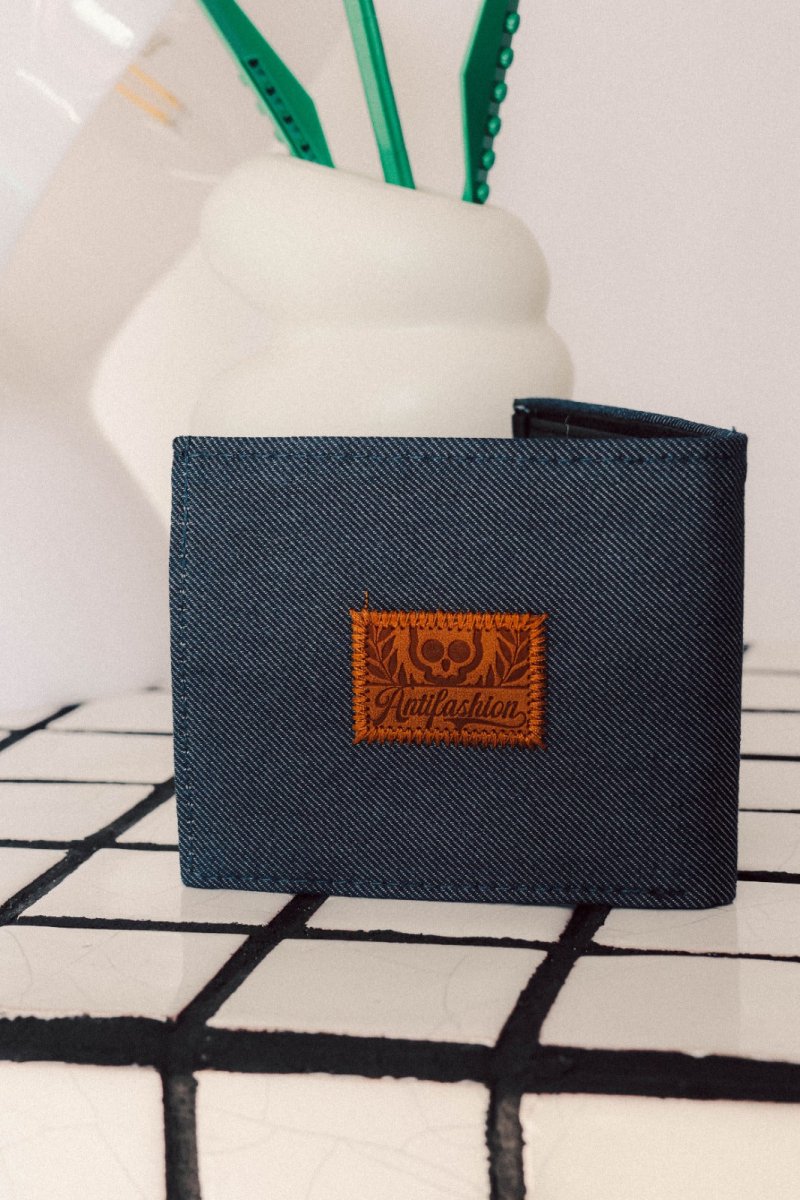 Cartera Anti Bass Azul - ANTIFASHION