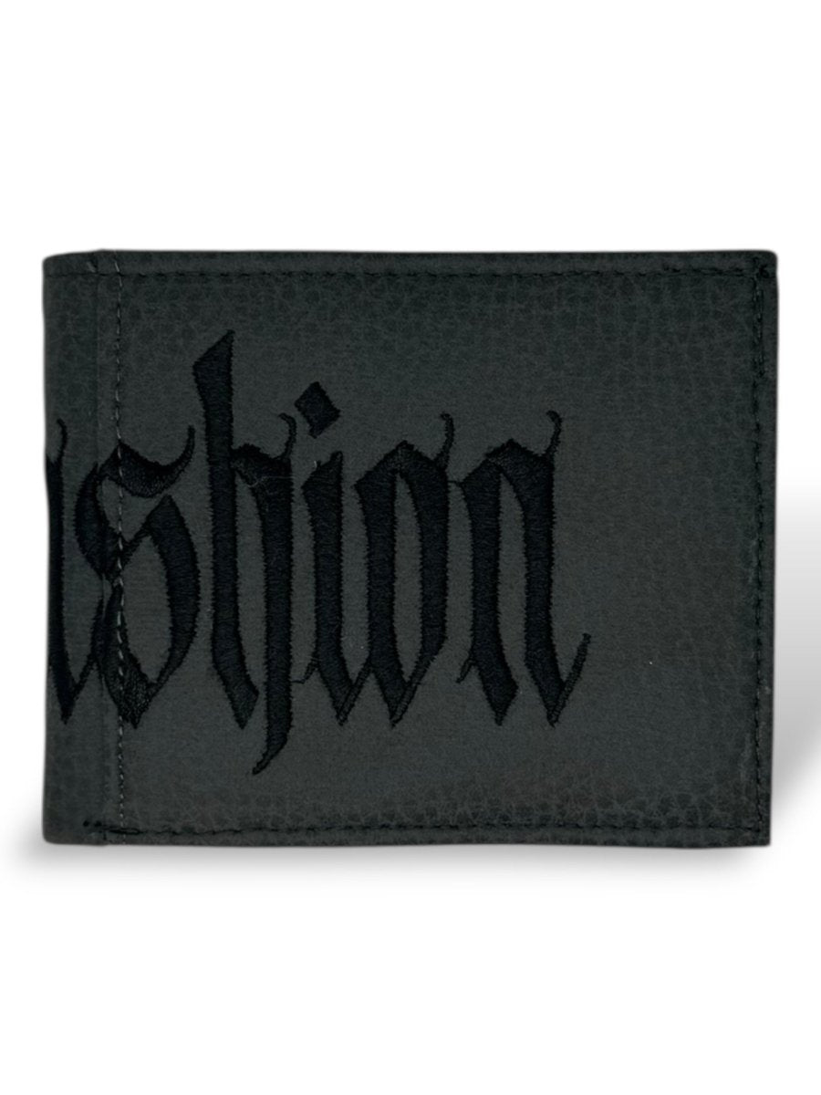 Cartera Gothic Letter Gris - ANTIFASHION