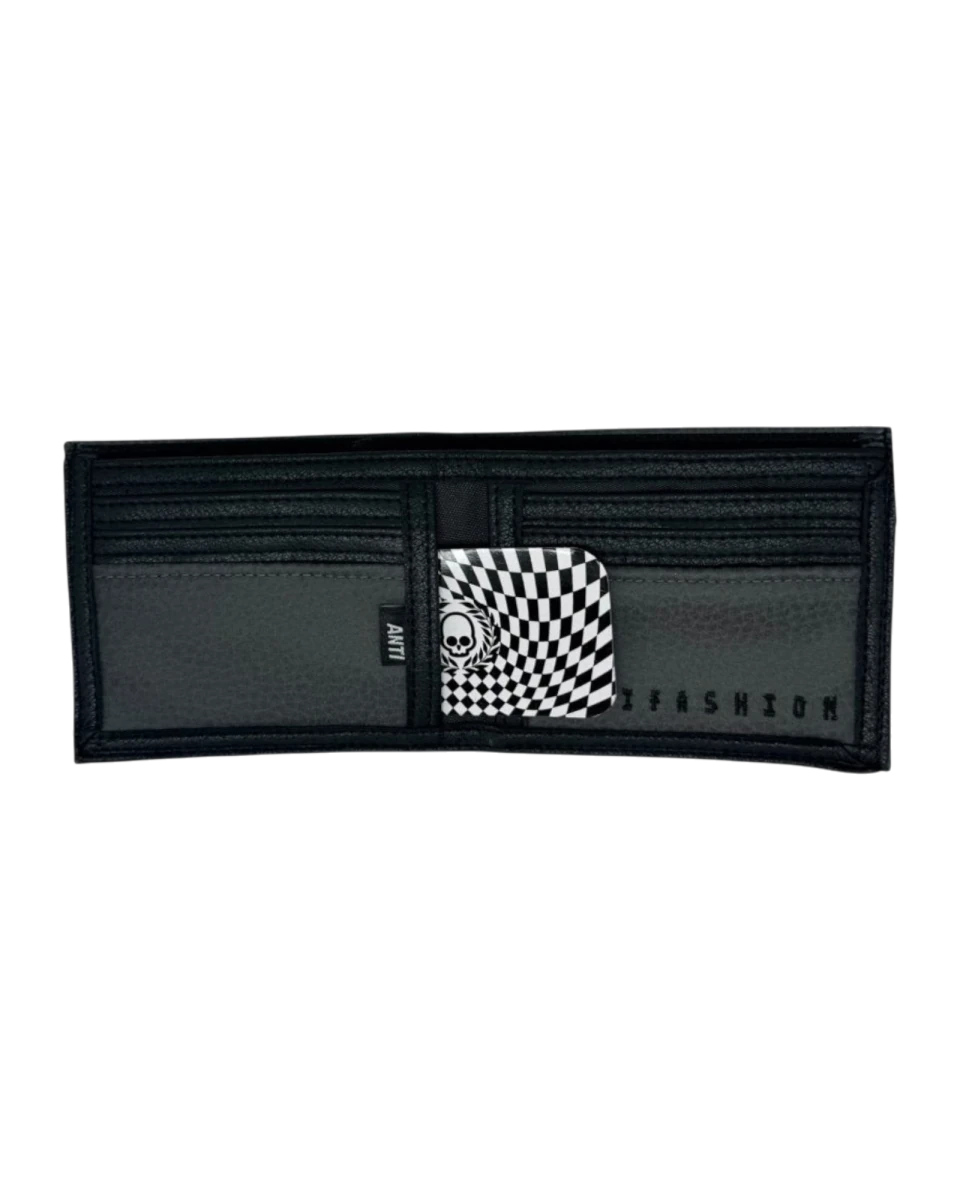 Cartera Gothic Letter Gris - ANTIFASHION