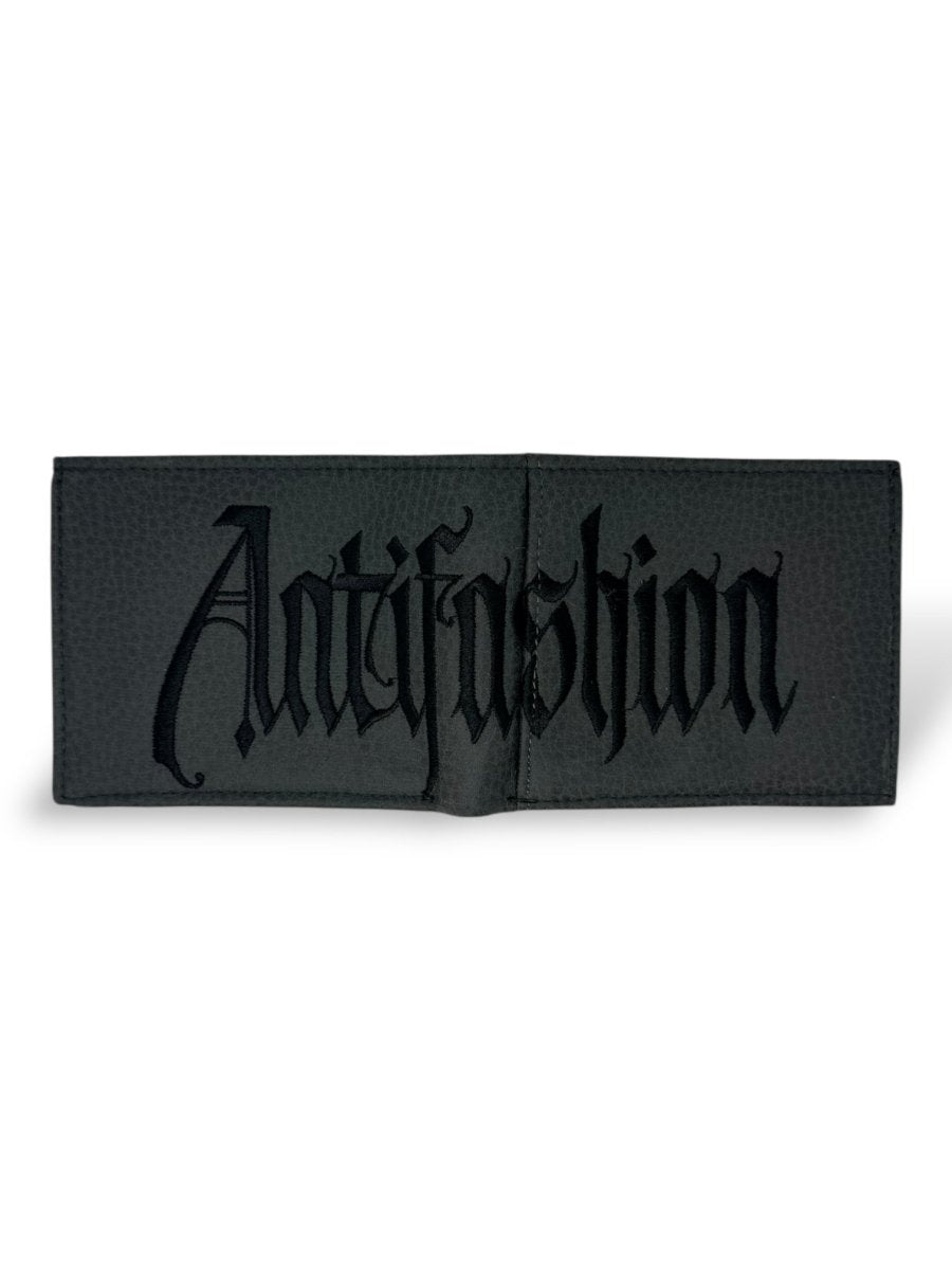 Cartera Gothic Letter Gris - ANTIFASHION