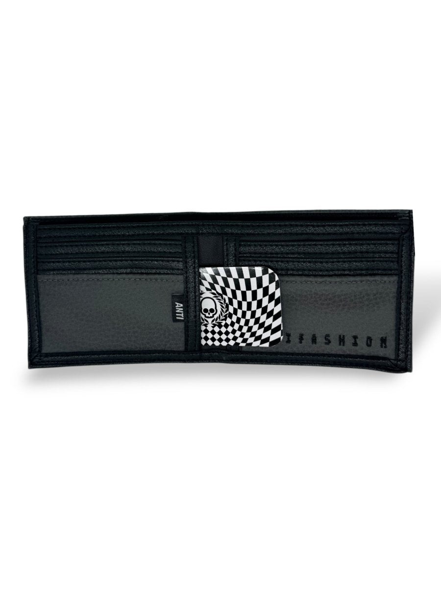 Cartera Gothic Letter Gris - ANTIFASHION