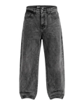 Jeans Baggy Shinny Flames Black - ANTIFASHION