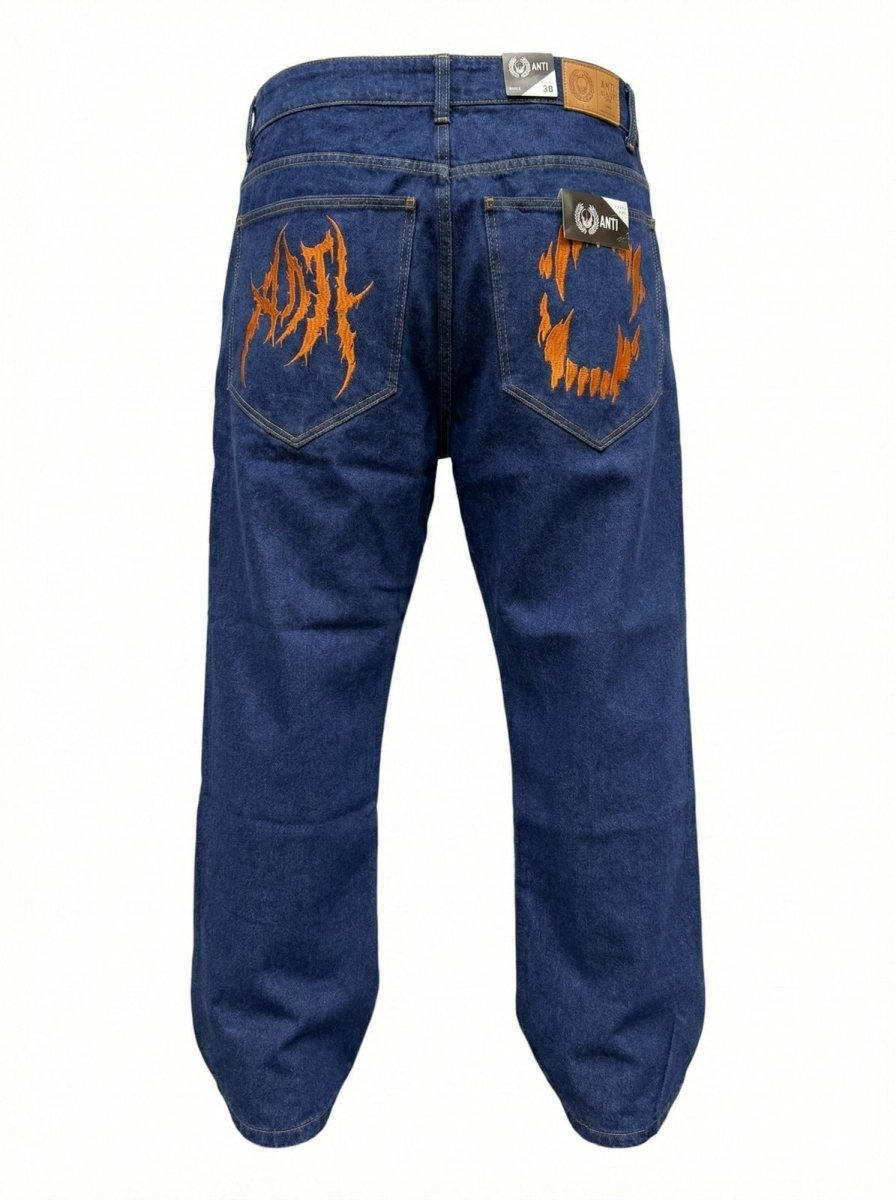 Jeans Bordados Bite - ANTIFASHION