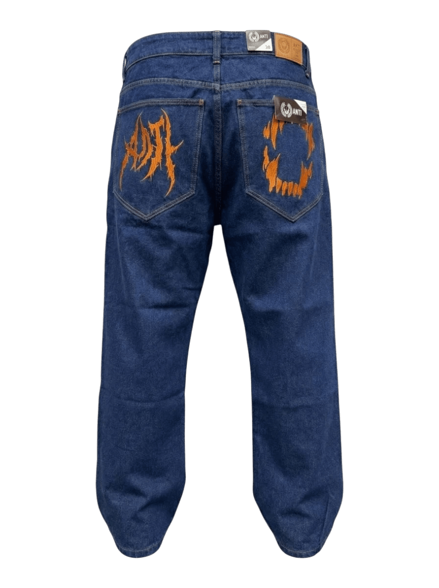 Jeans Bordados Bite - ANTIFASHION