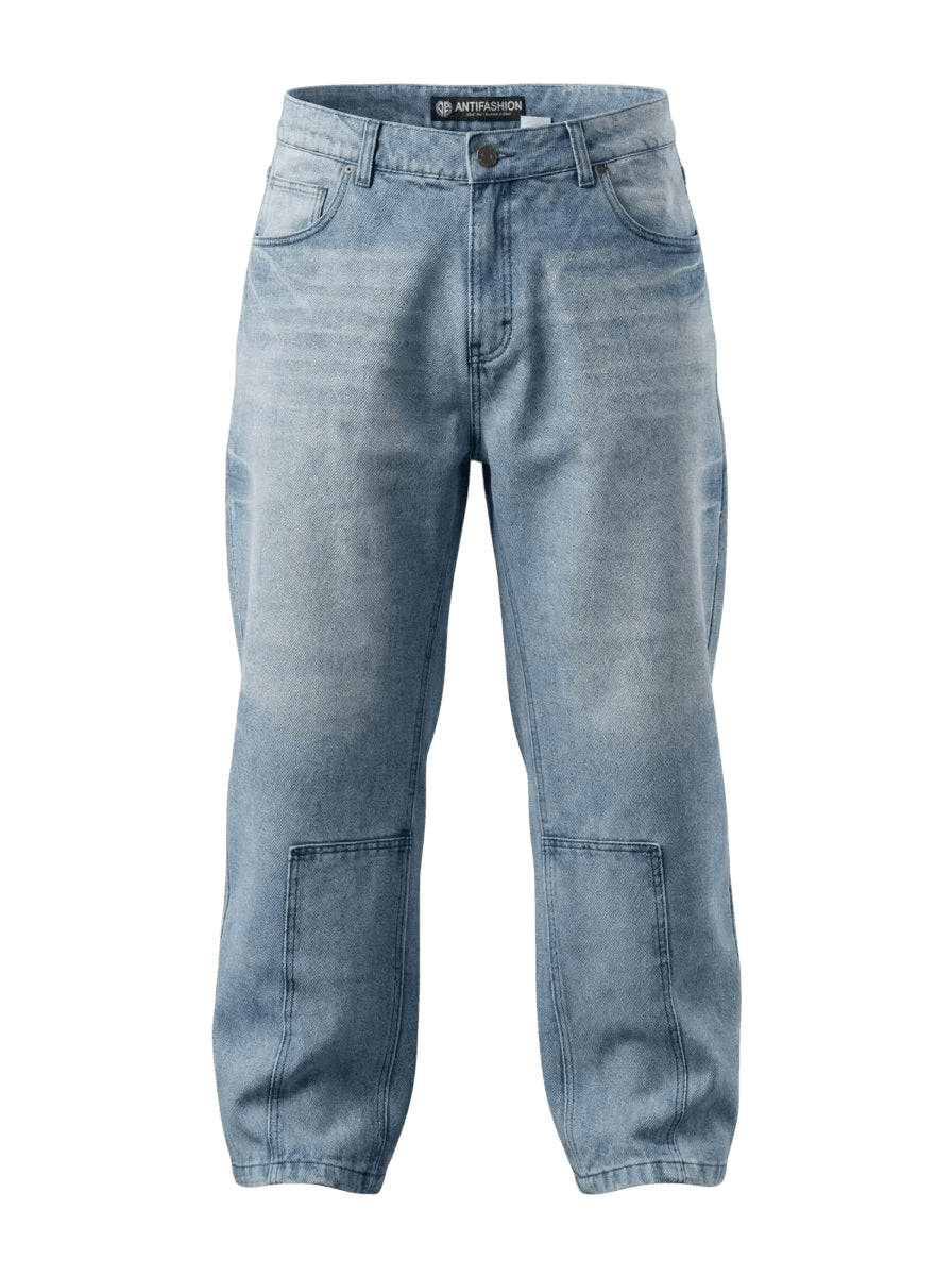 Jeans Bordados Hannya Navy - ANTIFASHION