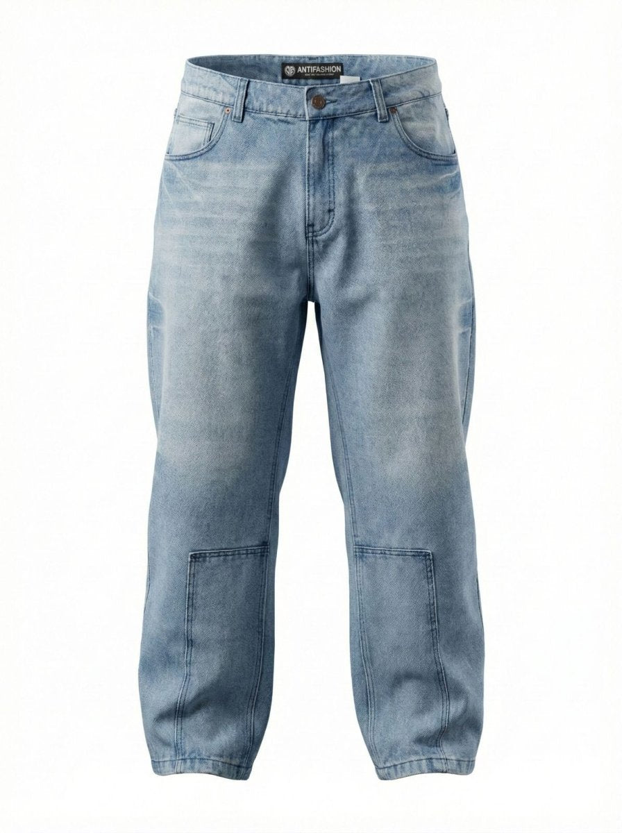 Jeans Bordados Hannya Navy - ANTIFASHION