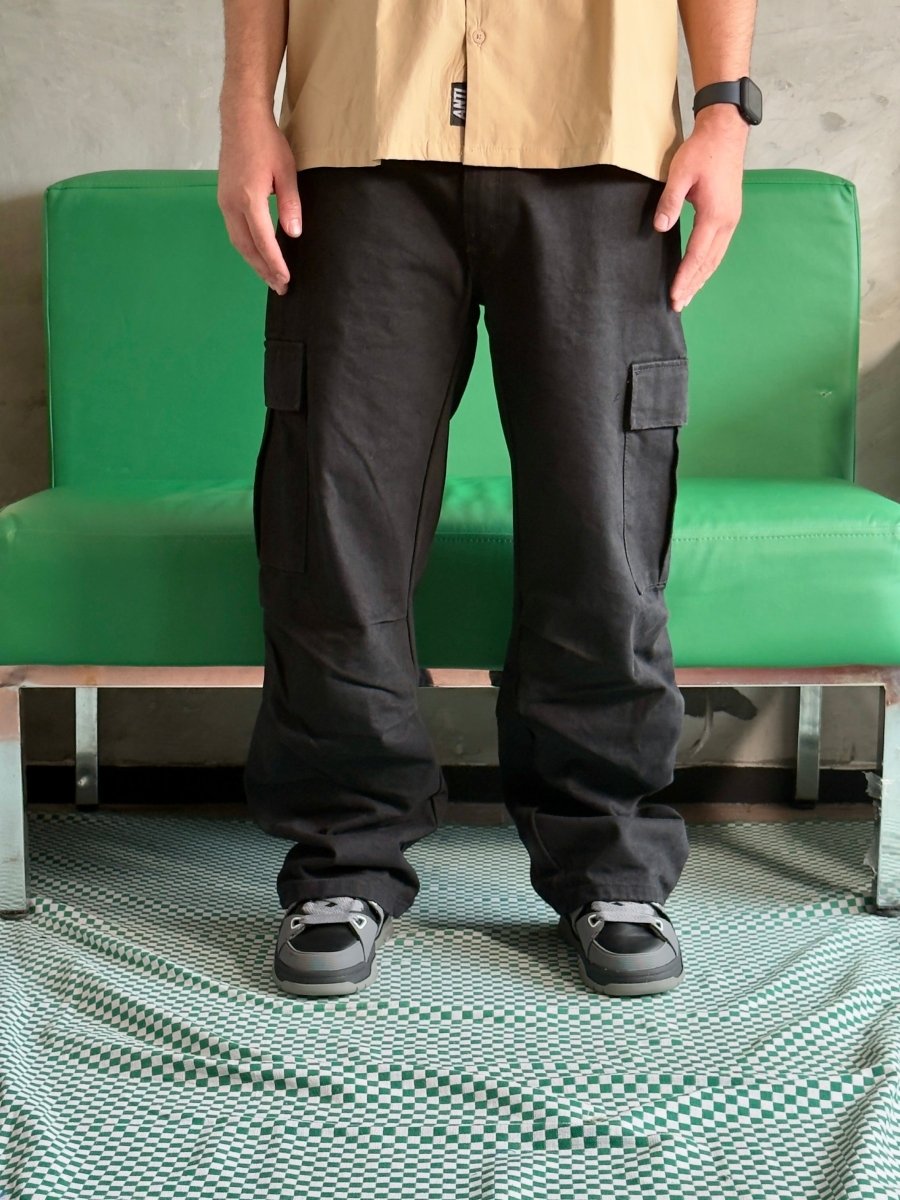 Jeans Canyon Negro Deslavado - ANTIFASHION