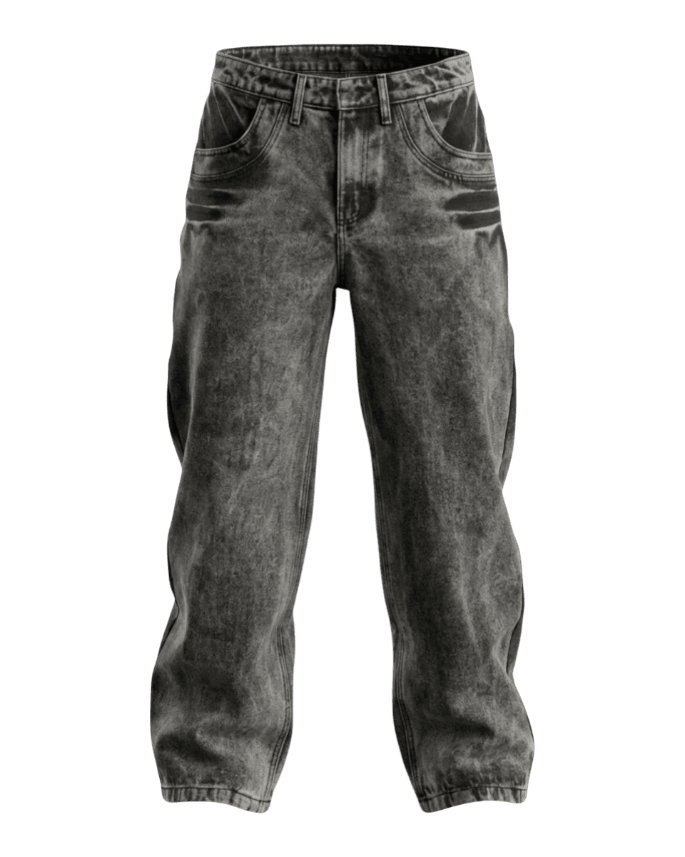 Jeans Stitch Acid Washed - ANTIFASHION